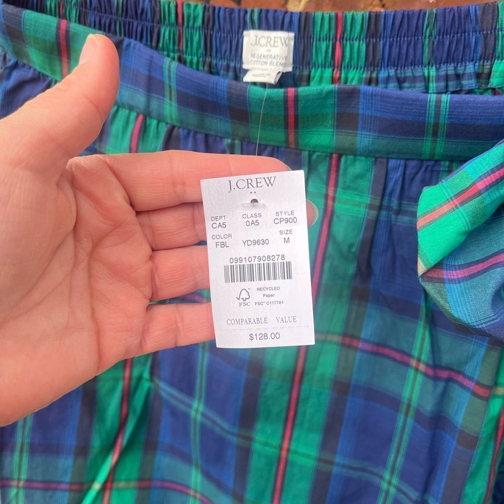 J Crew Tartan Wrap Midi Skirt NWT - Picture 8 of 9